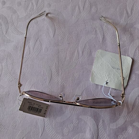 NWT J. Crew Factory Kids Mono Aviator Sunglasses Gold Tone Tinted Lens - Picture 14 of 14